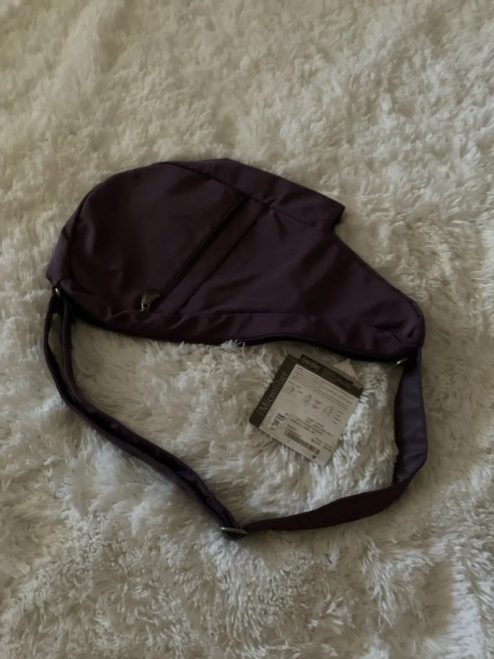 Everyday Purple Sling Backpack - Lightweight Hands-Free Carry